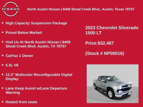 Used 2023 Chevrolet Silverado 1500 LT RWD image 11