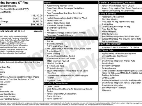 Used 2023 Dodge Durango GT AWD/4WD image 1