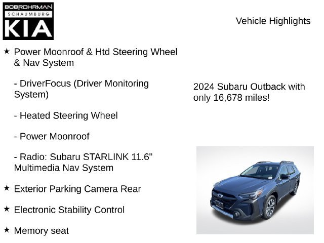 Used 2024 Subaru Outback Limited AWD/4WD image 7