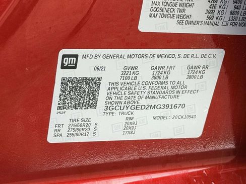 Used 2021 Chevrolet Silverado 1500 LTZ w/ LTZ Premium Package image 27