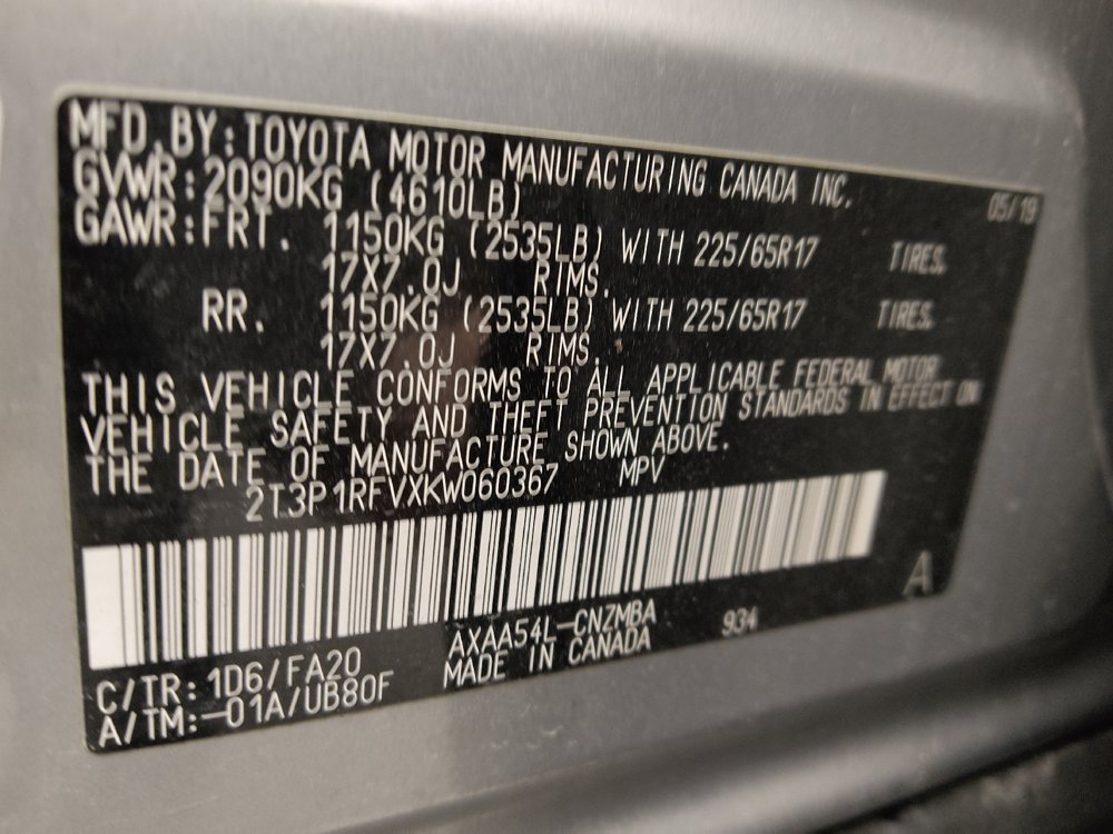 Used 2019 Toyota RAV4 XLE AWD/4WD image 33