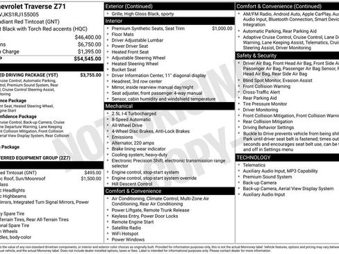 Used 2024 Chevrolet Traverse Z71 w/ Enhanced Driving Package AWD/4WD image 4