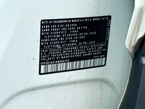 Used 2019 Volkswagen Tiguan SE FWD image 38