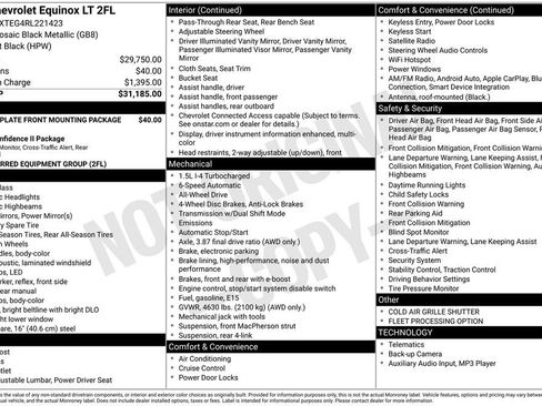 Used 2024 Chevrolet Equinox LT image 2