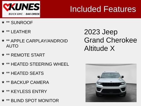 Used 2023 Jeep Grand Cherokee Altitude AWD/4WD image 2