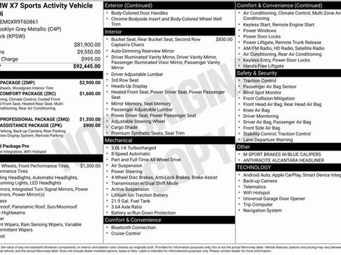 Certified 2024 BMW X7 xDrive40i w/ M Sport Package image 7
