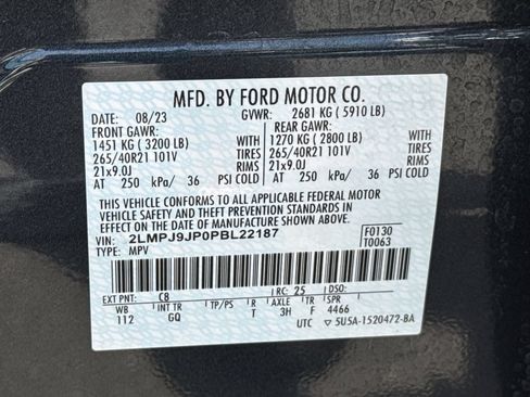 Used 2023 Lincoln Nautilus Black Label w/ Class II Trailer Tow Package AWD/4WD image 30