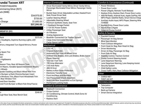 New 2026 Hyundai Tucson XRT AWD/4WD image 6