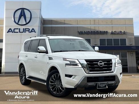 Used 2022 Nissan Armada Platinum w/ Captain's Chairs Package image 1