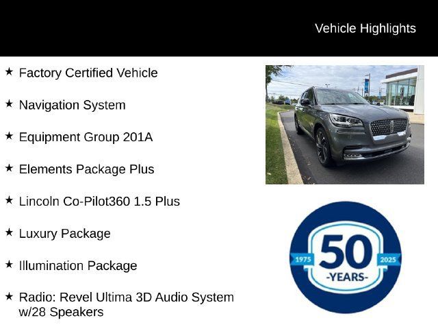 Used 2024 Lincoln Aviator Reserve w/ Equipment Group 201A AWD/4WD image 8
