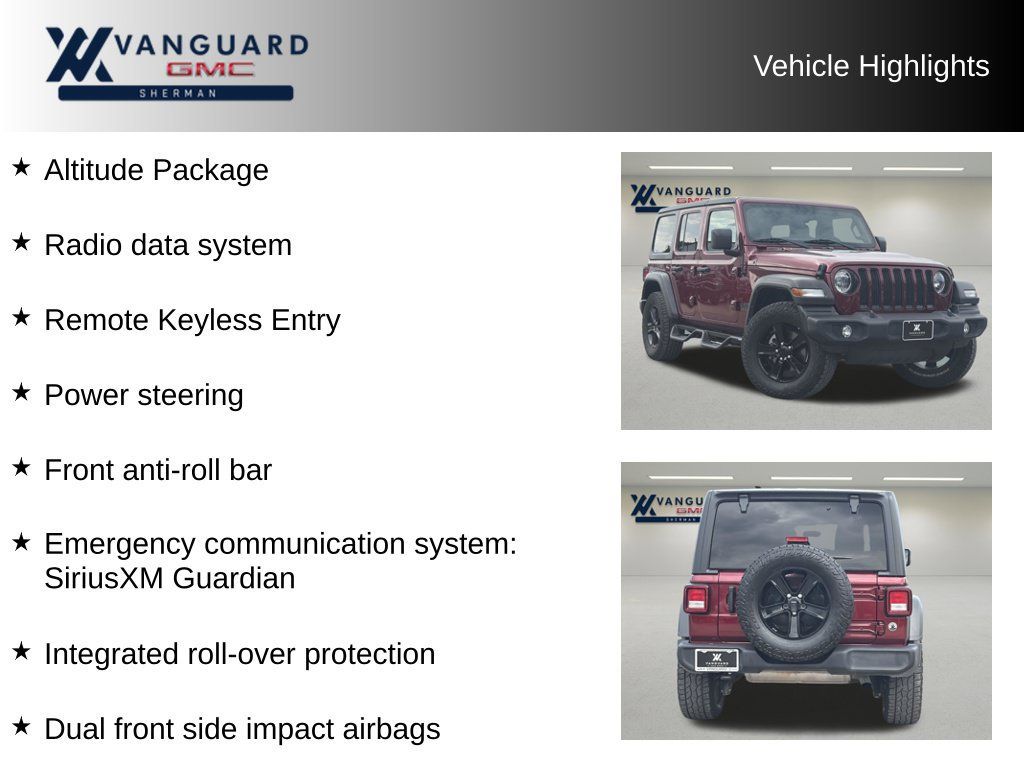 Used 2022 Jeep Wrangler Unlimited Sport AWD/4WD image 11