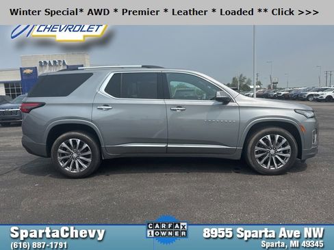 Used 2023 Chevrolet Traverse Premier w/ LPO, Floor Liner Package image 2