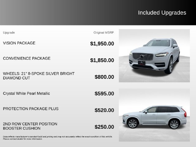 Used 2017 Volvo XC90 T6 Inscription w/ Vision Package AWD/4WD image 9