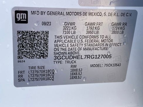 Used 2024 Chevrolet Silverado 1500 ZR2 w/ Technology Package AWD/4WD image 33