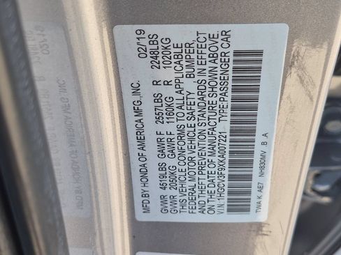 Used 2019 Honda Accord Touring image 14