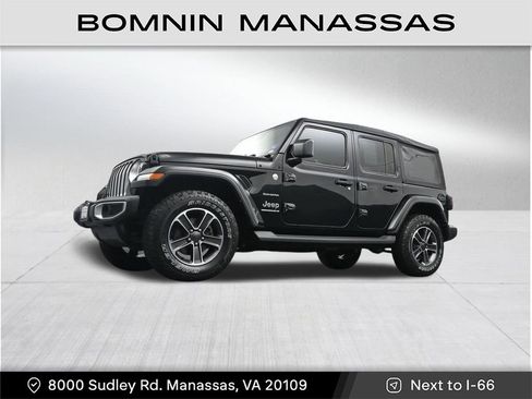 Used 2023 Jeep Wrangler Unlimited Sahara w/ LED Lighting Group AWD/4WD image 31