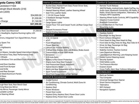 Used 2025 Toyota Camry XSE image 6