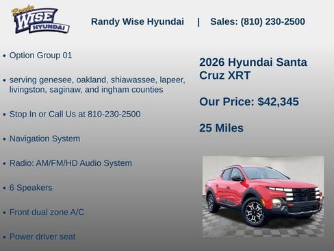 New 2026 Hyundai Santa Cruz XRT AWD/4WD image 5