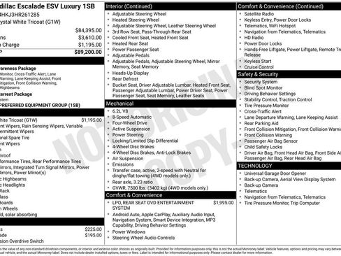 Used 2017 Cadillac Escalade ESV Luxury image 48