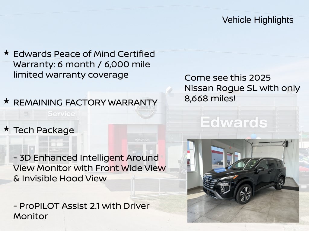 Used 2025 Nissan Rogue SL w/ Tech Package AWD/4WD image 11