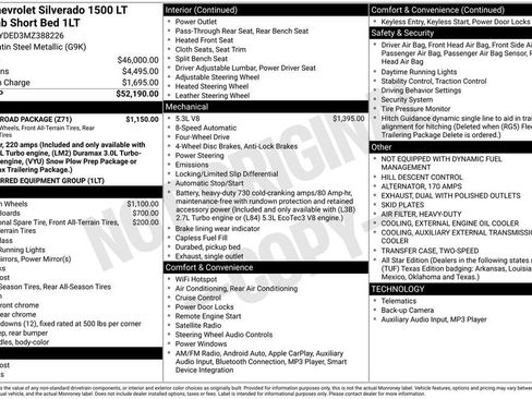 Used 2021 Chevrolet Silverado 1500 LT w/ Z71 Off-Road Package image 21