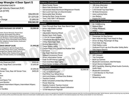 Used 2024 Jeep Wrangler Unlimited Sport AWD/4WD image 4