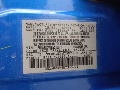 Used 2022 Nissan Sentra SR w/ Trunk Package FWD image 33