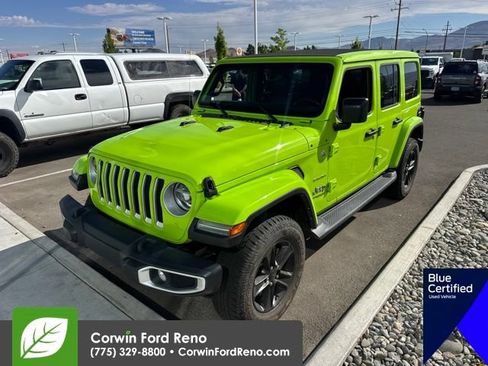 Used 2021 Jeep Wrangler Unlimited Sahara AWD/4WD image 4