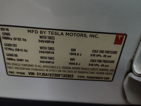 Used 2016 Tesla Model S 75D image 16