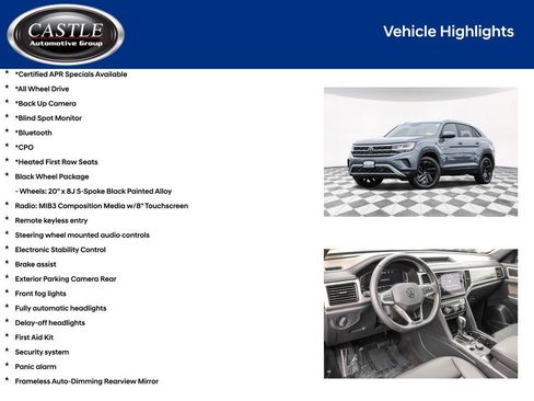 Used 2023 Volkswagen Atlas Cross Sport SE w/ Black Wheel Package image 4