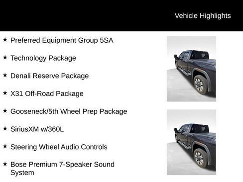 Used 2024 GMC Sierra 2500 Denali w/ Denali Reserve Package AWD/4WD image 8