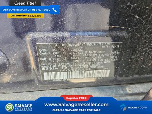Used 2014 Subaru Outback 2.5i Premium AWD/4WD image 16