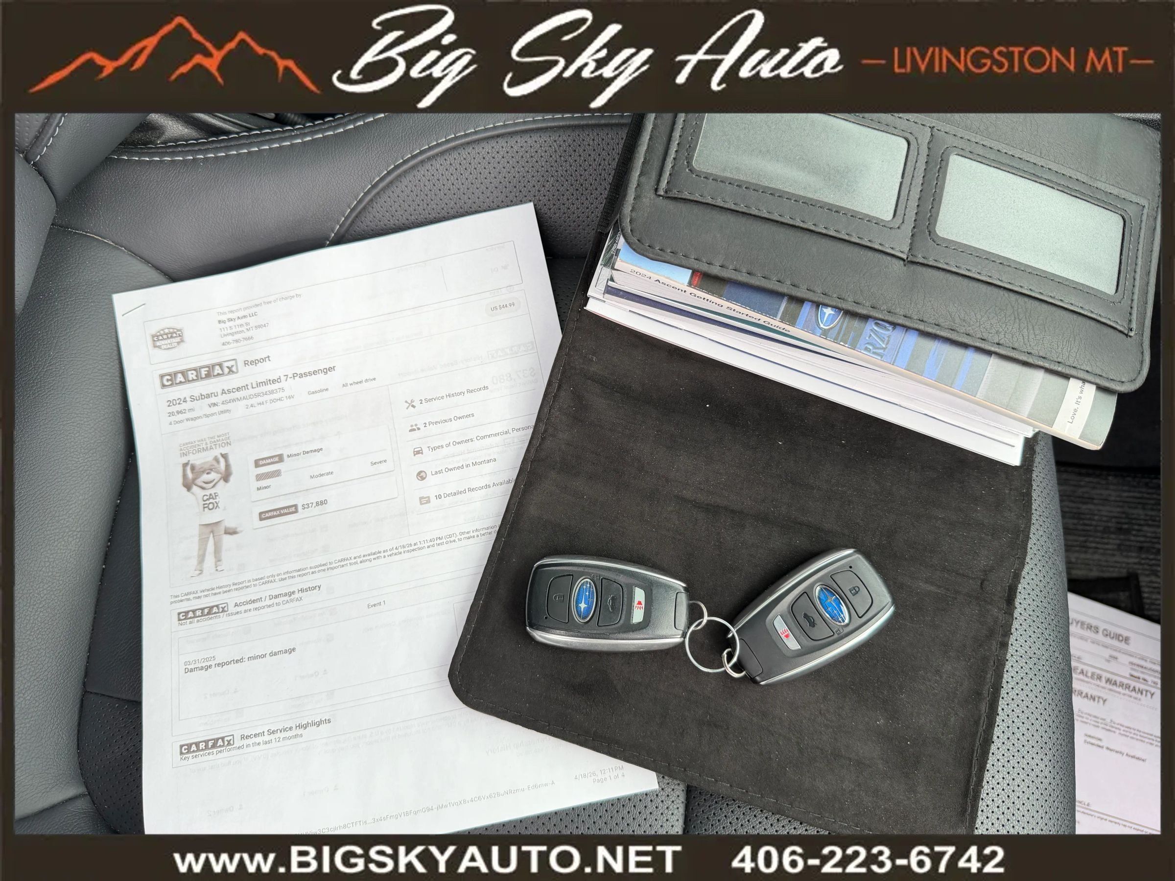 Used 2024 Subaru Ascent Limited w/ Technology Package AWD/4WD image 25