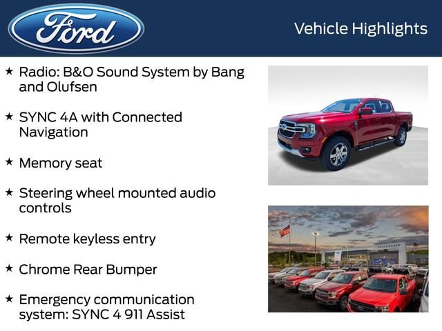 New 2026 Ford Ranger Lariat w/ Chrome Accent Package AWD/4WD image 8
