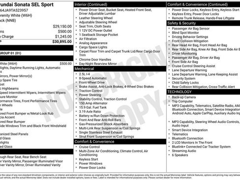 Certified 2026 Hyundai Sonata SEL FWD image 33