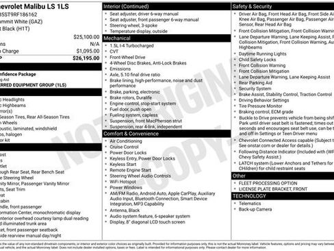 Used 2024 Chevrolet Malibu LS FWD image 7
