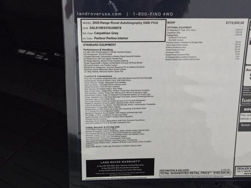 New 2026 Land Rover Range Rover Autobiography AWD/4WD image 34