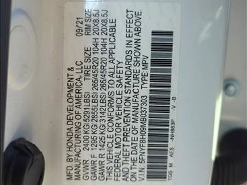 Used 2021 Honda Passport Elite image 27