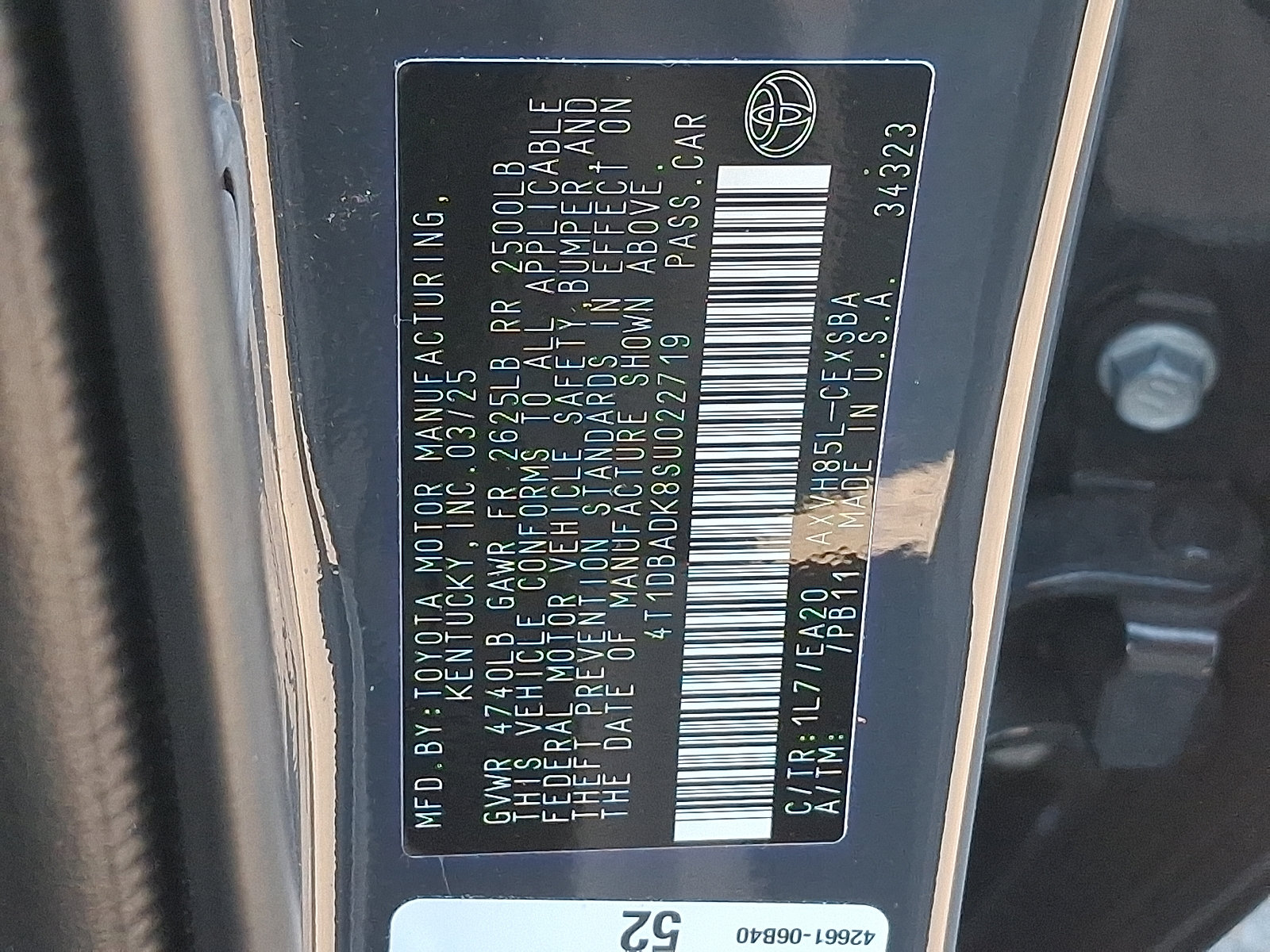 Certified 2025 Toyota Camry SE AWD/4WD image 28