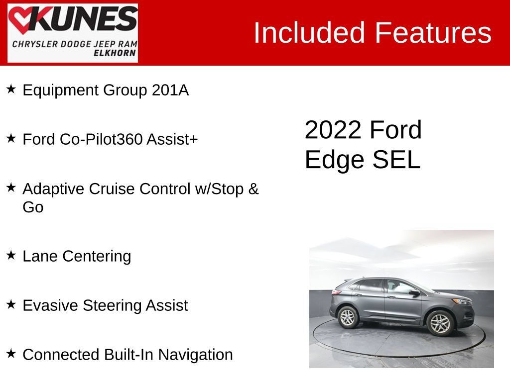 Used 2022 Ford Edge SEL AWD/4WD image 3