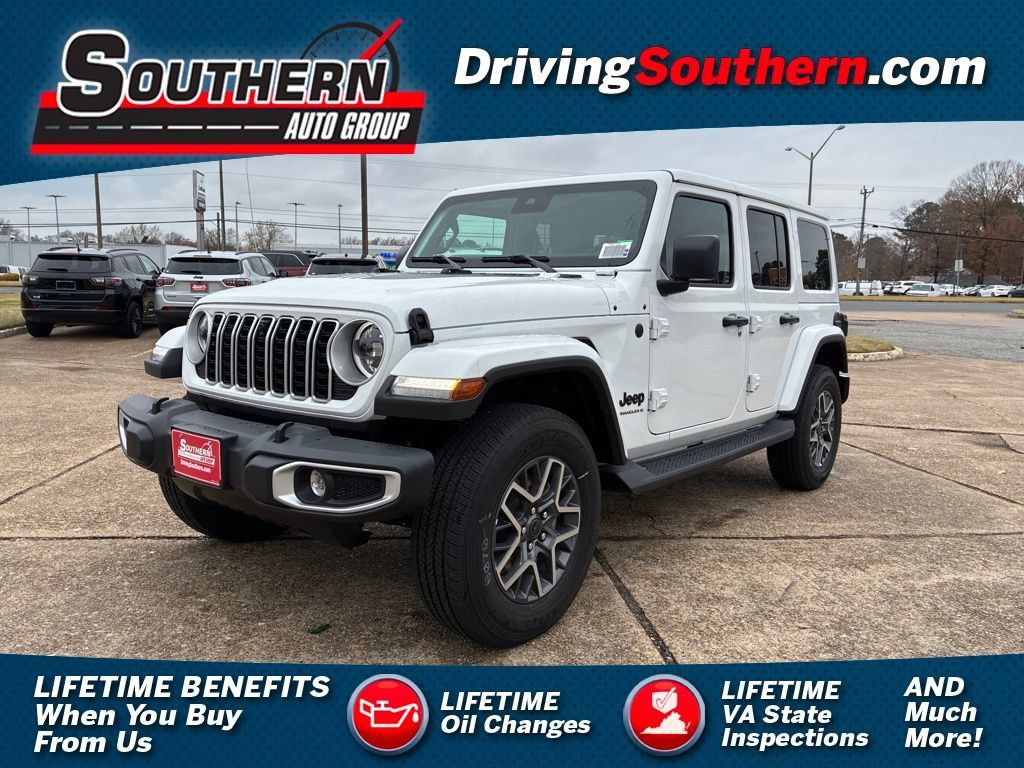 New 2025 Jeep Wrangler Unlimited Sahara AWD/4WD 360° Tour