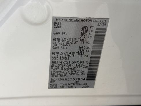 Used 2020 Nissan Rogue SL w/ Premium Package FWD image 24