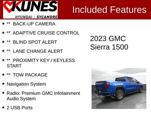 Used 2023 GMC Sierra 1500 AT4 w/ AT4 Premium Package AWD/4WD image 2