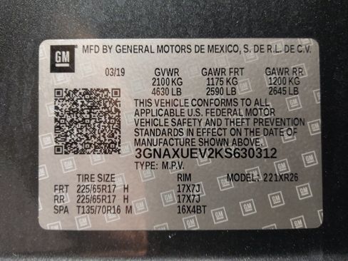 Used 2019 Chevrolet Equinox LT AWD/4WD image 33