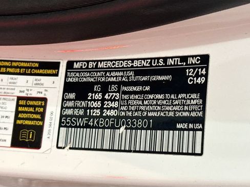 Used 2015 Mercedes-Benz C 300 4MATIC Sedan image 33