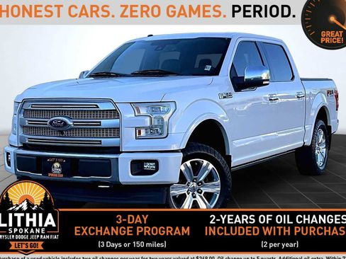 Used 2016 Ford F150 Platinum w/ Technology Package AWD/4WD image 1