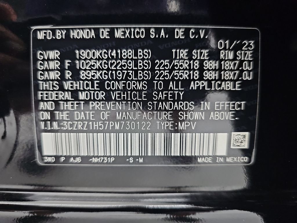 Certified 2023 Honda HR-V Sport image 42