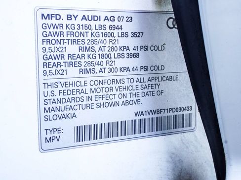 Used 2023 Audi SQ7 Prestige AWD/4WD image 42