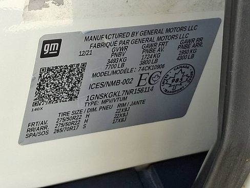 Used 2022 Chevrolet Suburban High Country w/ Max Trailering Package AWD/4WD image 29