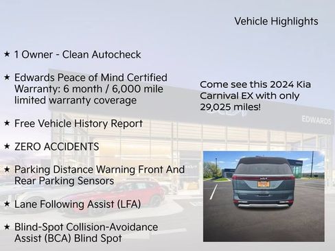 Used 2024 Kia Carnival EX FWD image 11